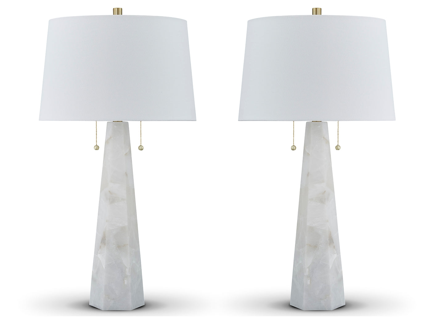 Close-up of lamp base sculptural design