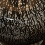 Antique black metal accents on Tenslow lamp