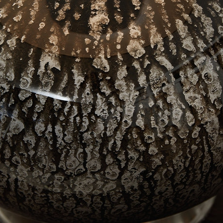 Antique black metal accents on Tenslow lamp