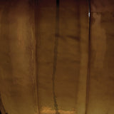 Fabric shade swatch and lamp finish details