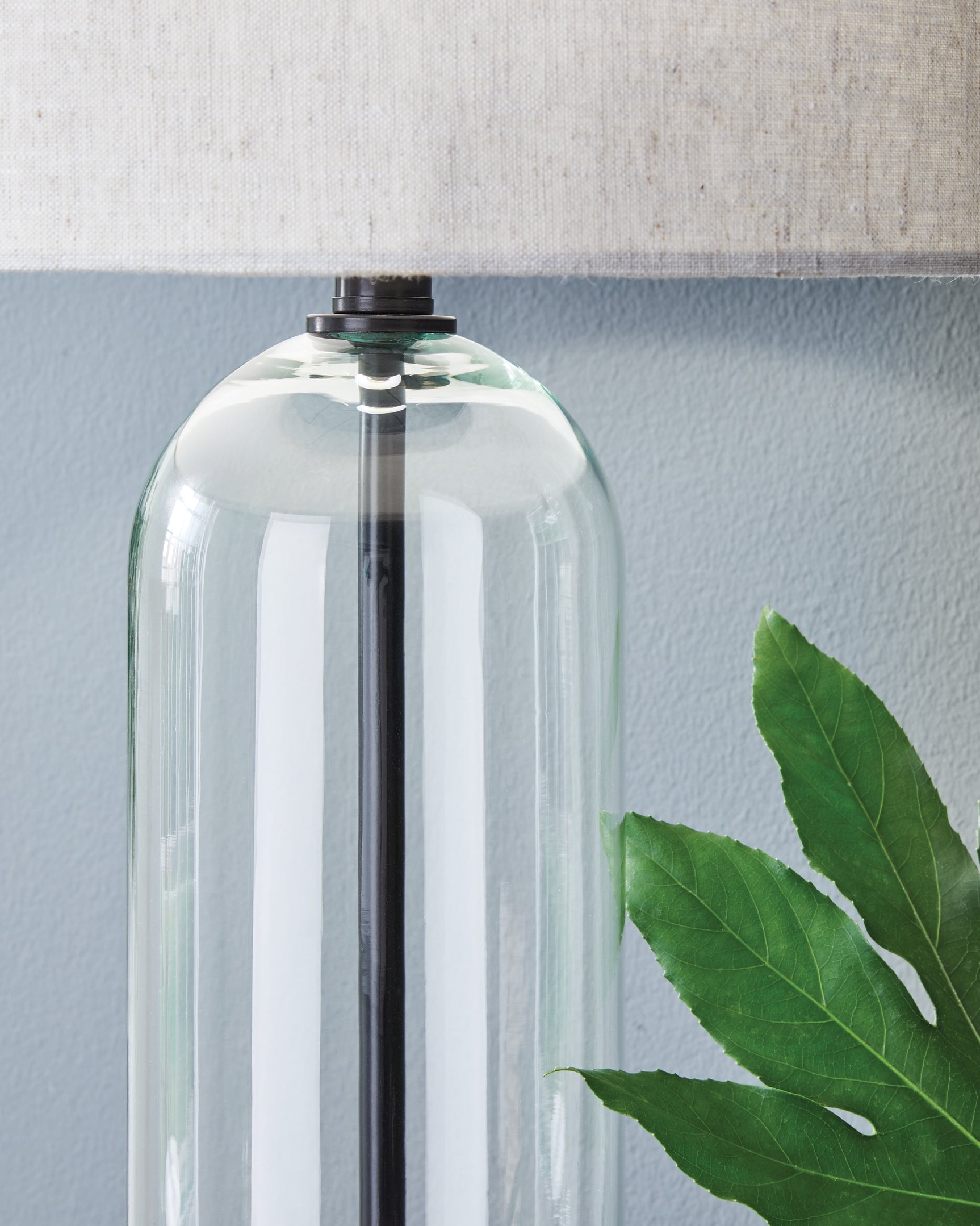 Detail of Kerrbrook lamp base and switch