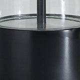 Swatch showing Kerrbrook lamp materials and finish