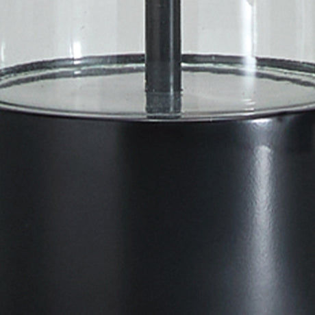 Swatch showing Kerrbrook lamp materials and finish