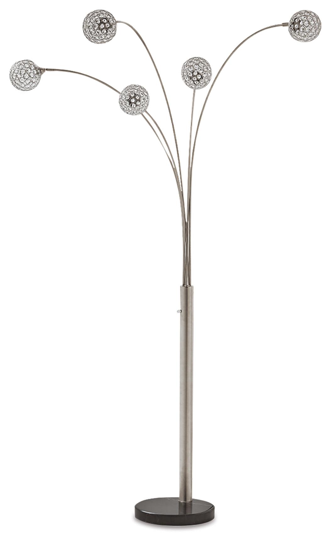 Winter Arc Lamp side angle showing curved arc arm