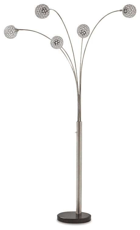 Winter Arc Lamp side angle showing curved arc arm