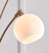 Close-up of Taliya lamp champagne metal finish