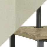 Black metal finish swatch for Shianne Floor Lamp