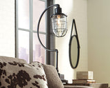 Jae Antique Black Desk Lamp on office desk