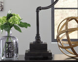 Jae Antique Black Desk Lamp assembly detail