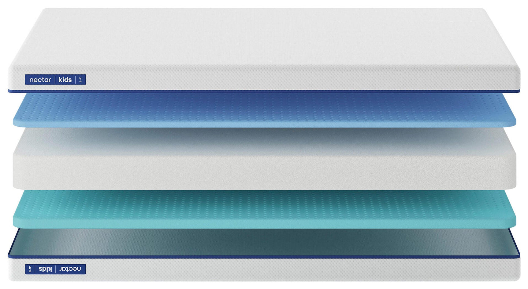 Nectar Foam Kids White Full Mattress view 8