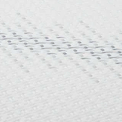 Close-up of quilted cooling poly-blend cover on Nectar mattress