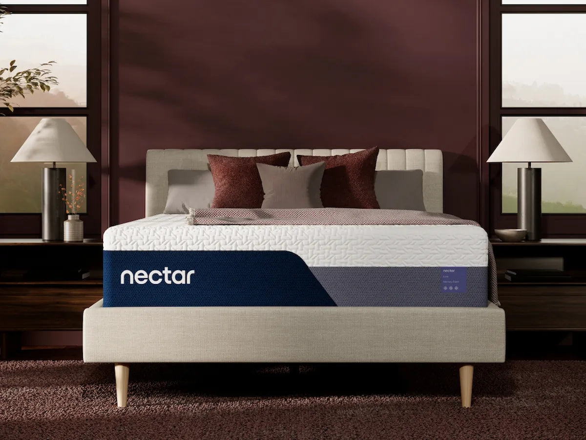 Close-up of Nectar mattress foam layers