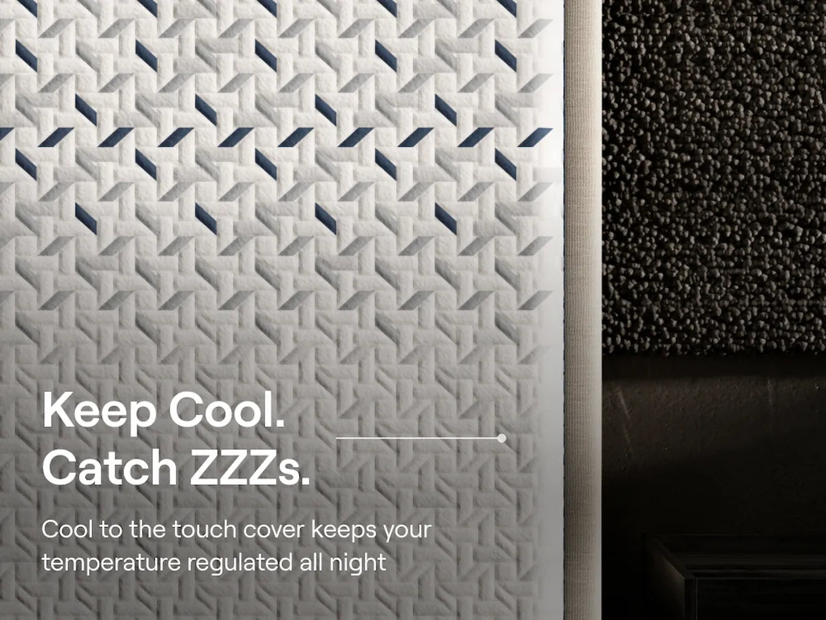 Nectar Ultra Memory Foam mattress fully expanded on frame