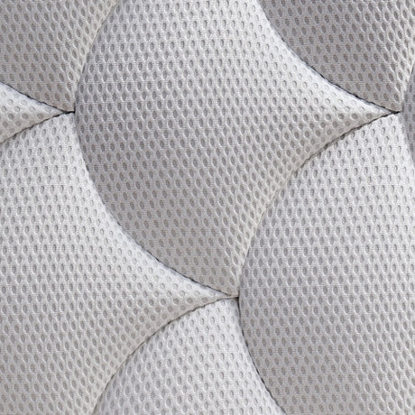 DreamCloud Classic Hybrid Twin XL mattress in white, laying flat showing quilted top
