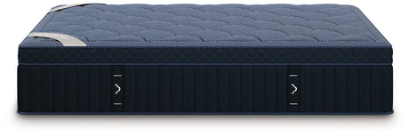 Side view of DreamCloud Luxe Hybrid mattress
