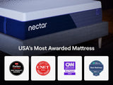 Nectar Luxe Hybrid White Twin Mattress