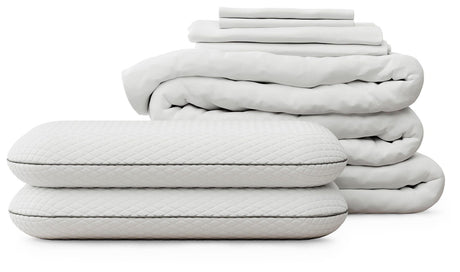 RH Mattress Protect Bundle White Queen Bedding Bundle from Decor Furniture