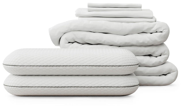 RH Mattress Protect Bundle White Queen Bedding Bundle from Decor Furniture