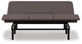 Good Charcoal Gray Queen Adjustable Bed Base by Ashley Sleep front view