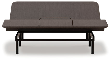 Good Charcoal Gray Queen Adjustable Bed Base by Ashley Sleep front view