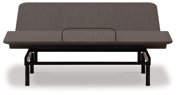 Good Charcoal Gray Queen Adjustable Bed Base by Ashley Sleep front view
