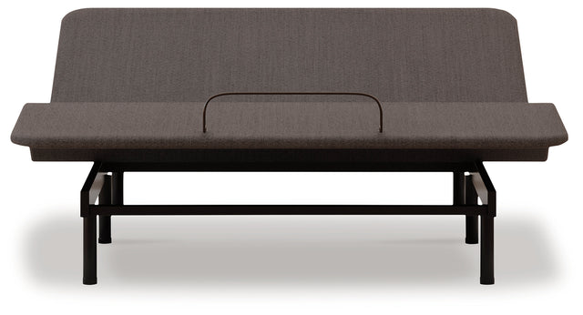 Good Charcoal Gray Queen Adjustable Bed Base by Ashley Sleep front view