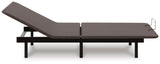 Comfort Classic black king adjustable base side view with head raised