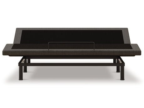 Front view of Nectar Comfort Premier Twin XL adjustable base in black