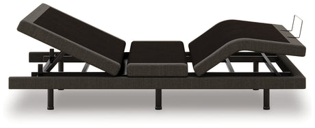 Nectar Comfort Ultra Full Black Adjustable Bed Base side head and foot up