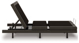 Nectar Comfort Ultra Full Black Adjustable Bed Base side head up