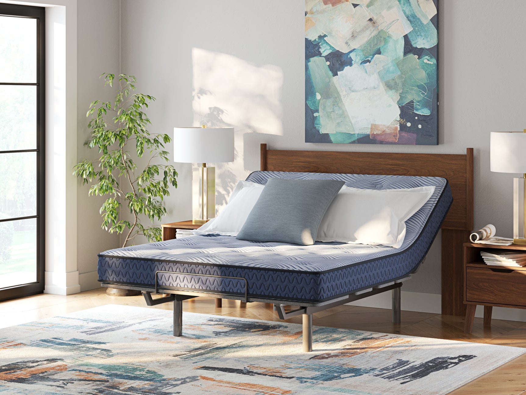 Peak 2.0 Bonnell Queen Mattress laying flat on surface