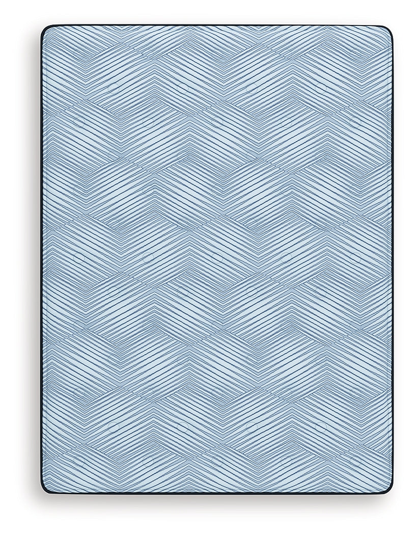 Peak 2.0 Bonnell Light Blue Queen Mattress top view