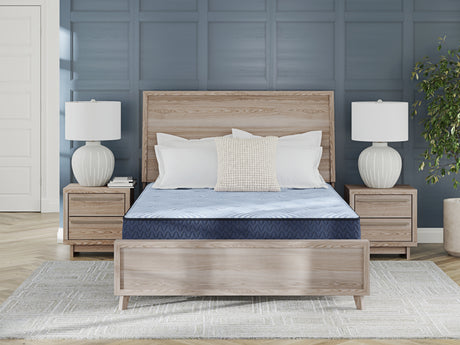 Peak 2.0 10 Hybrid Light Blue Full Mattress coil layer illustration
