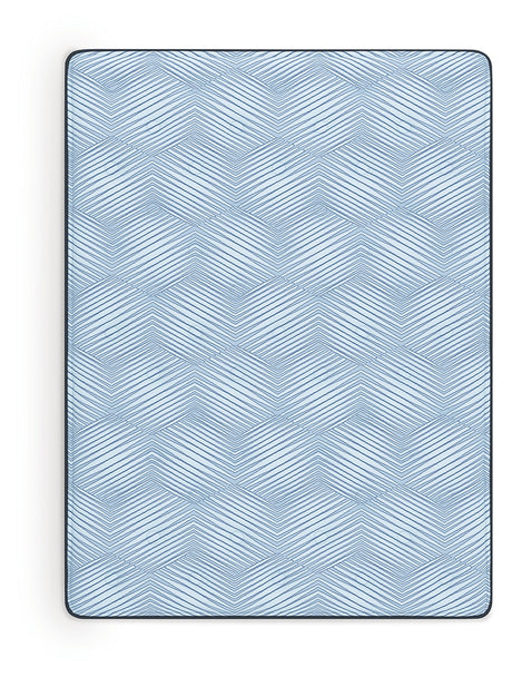 Peak 2.0 10 Hybrid Light Blue Full Mattress close-up detail