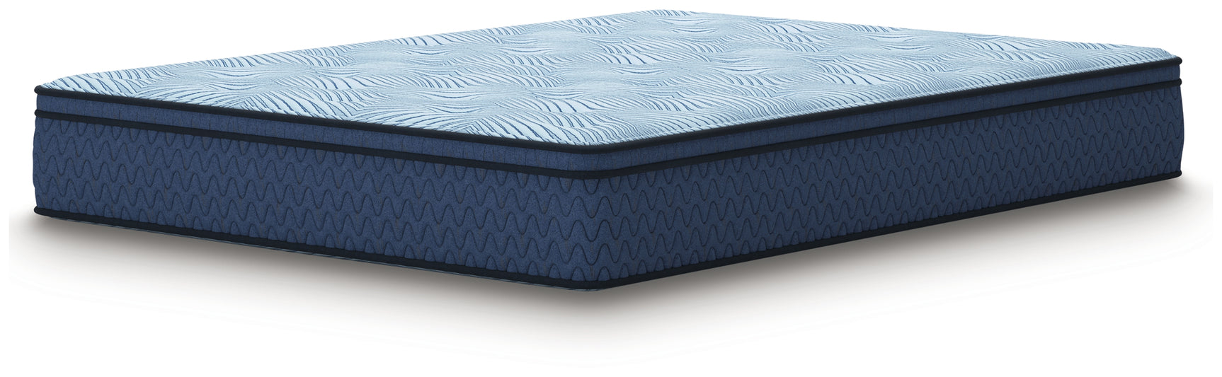 Corner angle showing quilted top of Peak 2.0 mattress