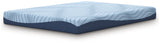 Memory foam mattress top side angle