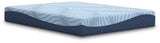 Peak 2.0 memory foam mattress side angled view
