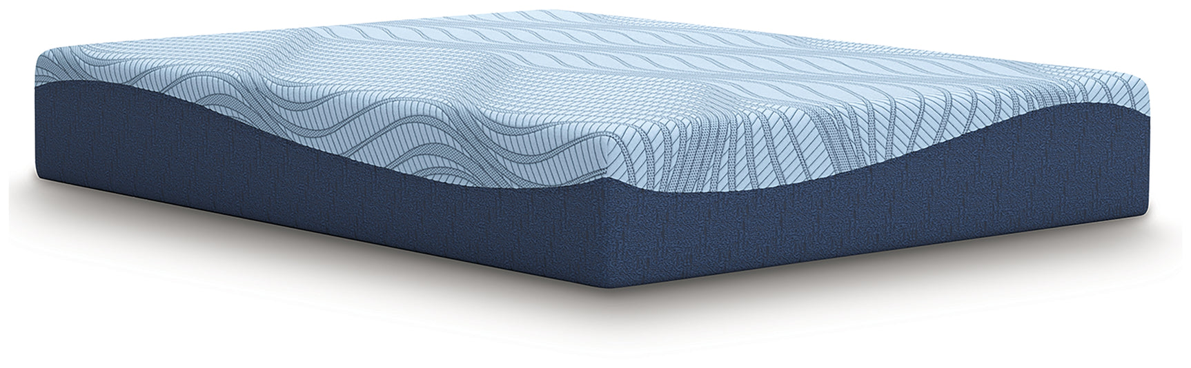 Peak 2.0 mattress side angle showing thickness