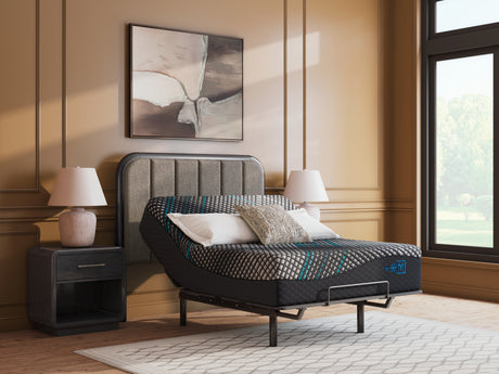 Folded mattress packaging image