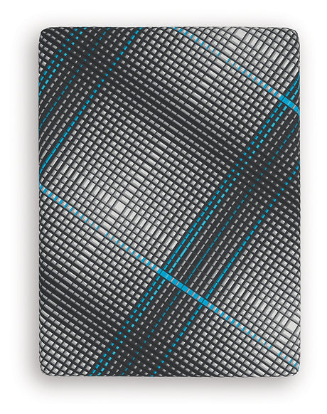 Close-up of mattress edge and cover texture