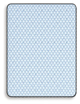 Destin Cove Firm Blue King Mattress brand label close-up