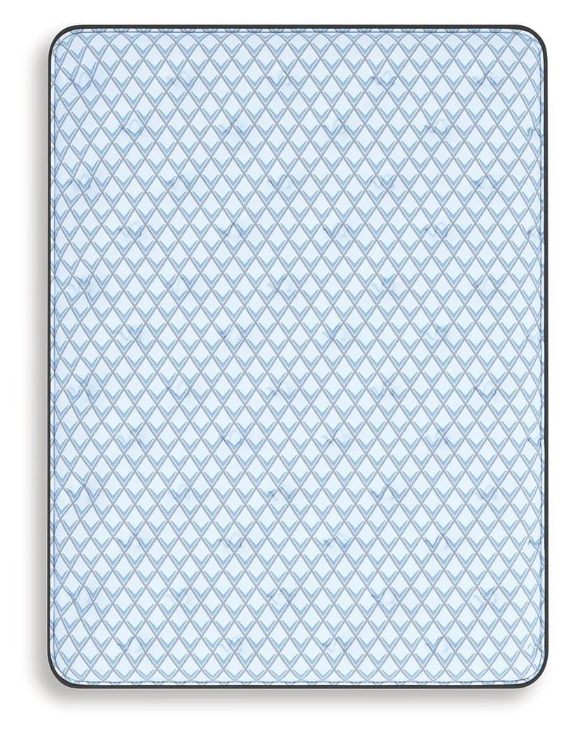 Top view of Destin Cove PT Blue Queen Mattress surface