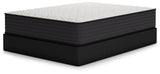 Angle view of mattress side profile