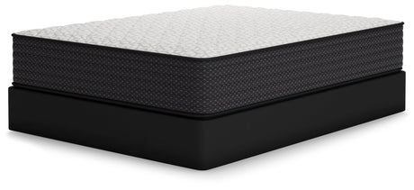 Angle view of mattress side profile