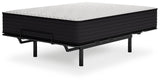 Top angle of Limited Edition Plush Twin XL Mattress in white fabric
