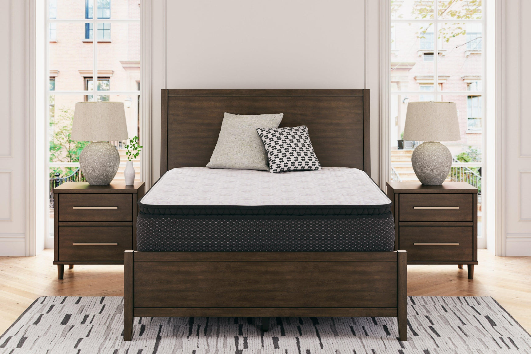 Limited Edition PT White King Mattress foam layers detail