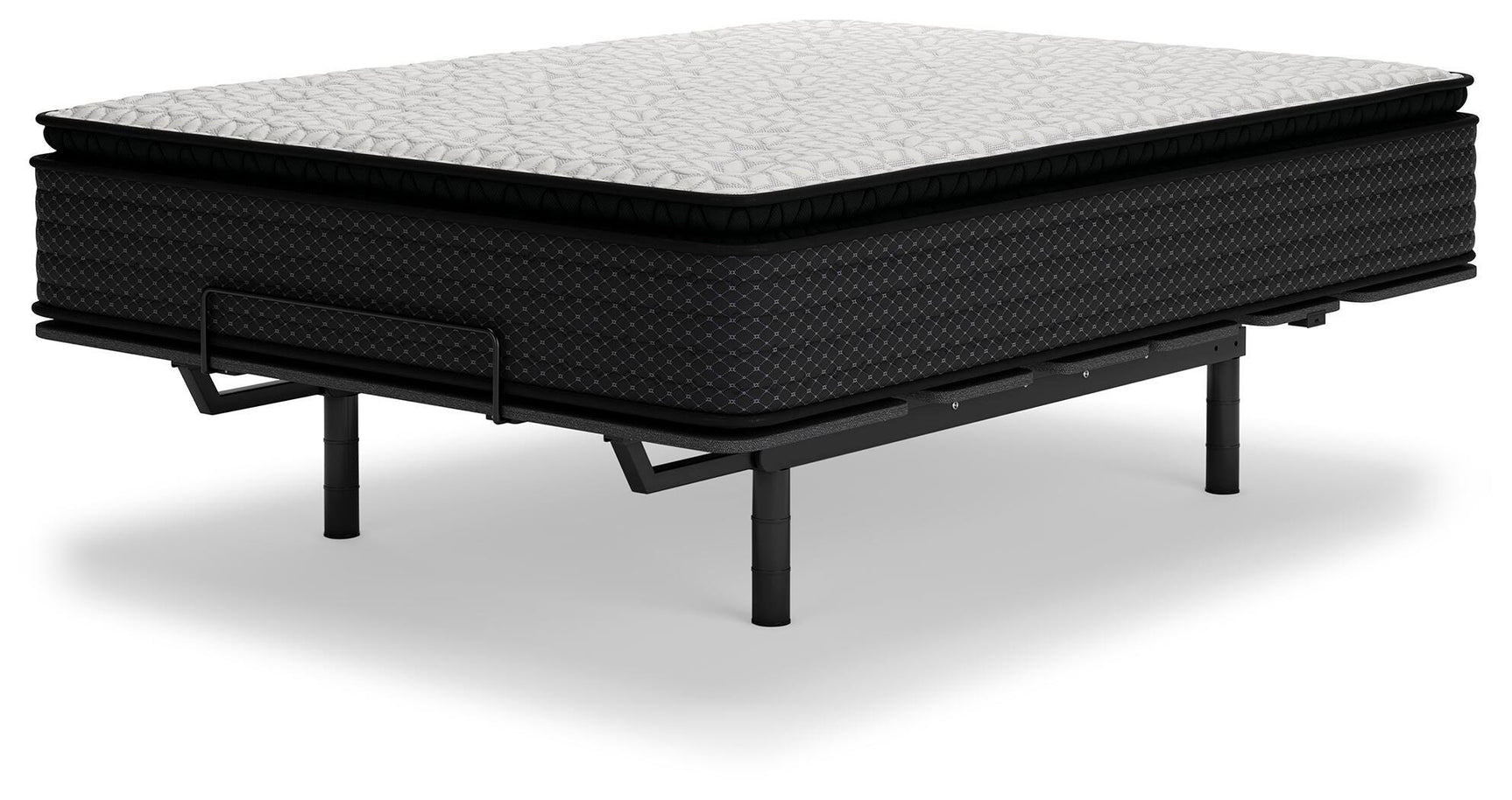 Anniversary Edition Plush White King Mattress angled view