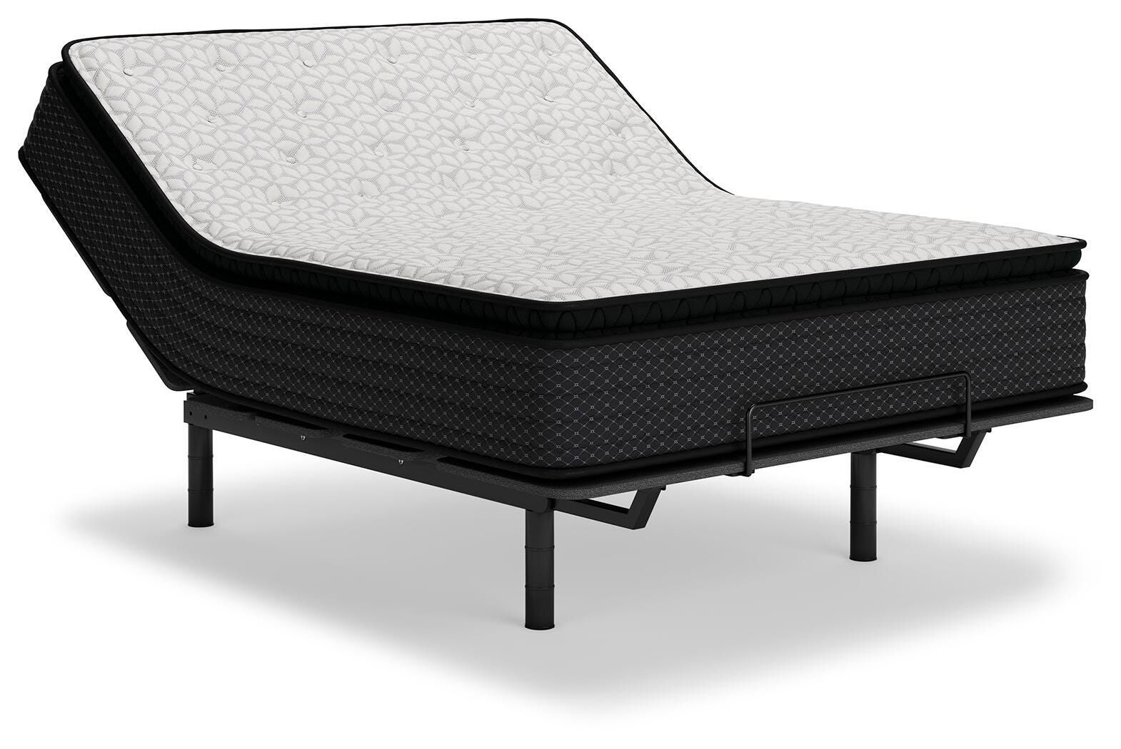 Anniversary Edition Plush White King Mattress angled view