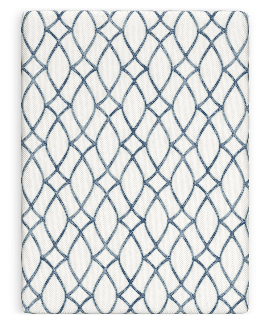 12 Inch Chime Elite 2.0 White Blue Full Mattress