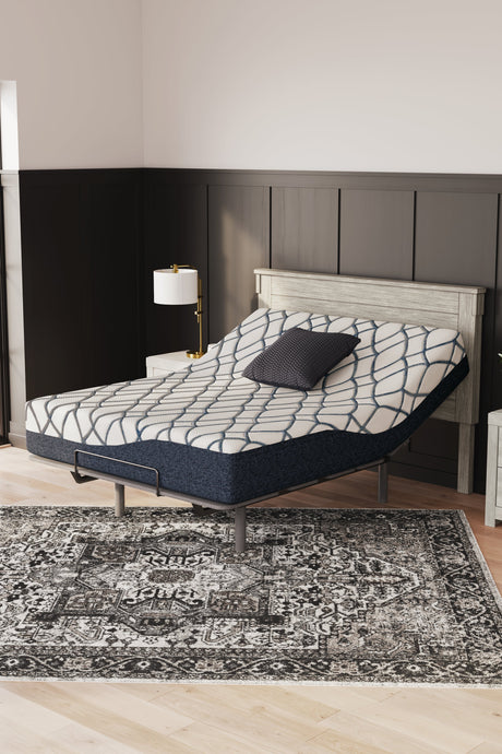 Vertical view of mattress firmness layers